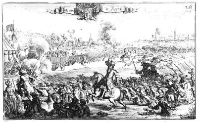 The Battle of the Boyne, July 1st 1690 by French School